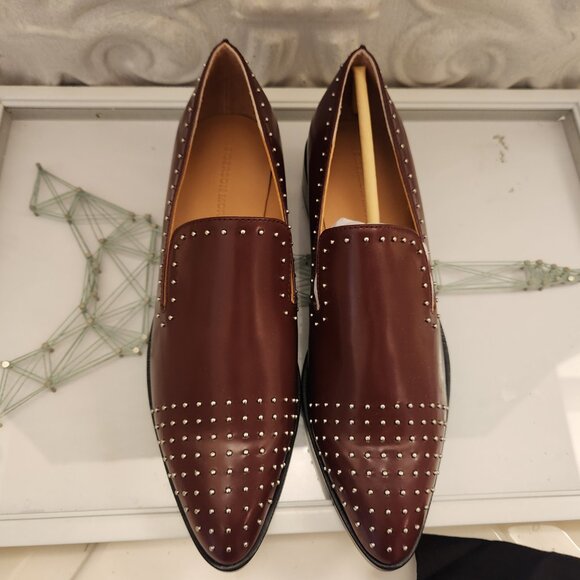 Sigerson Morrison Italian Leather "Edna" Studded Loafers. NIB. Size 8.5 - Picture 5 of 13